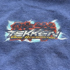 Tekken Dark Resurrection Game Promo Shirt Blue Sz Large Men’s Vintage Y2K 2001