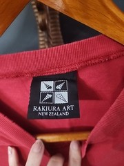 Rakiura Art Tshirt, Hand Printed New Zealand, XL, See Description For Defects