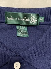 Vintage Red White Blue Shirt Mens Medium Polo Knights of Round Table Patriotic