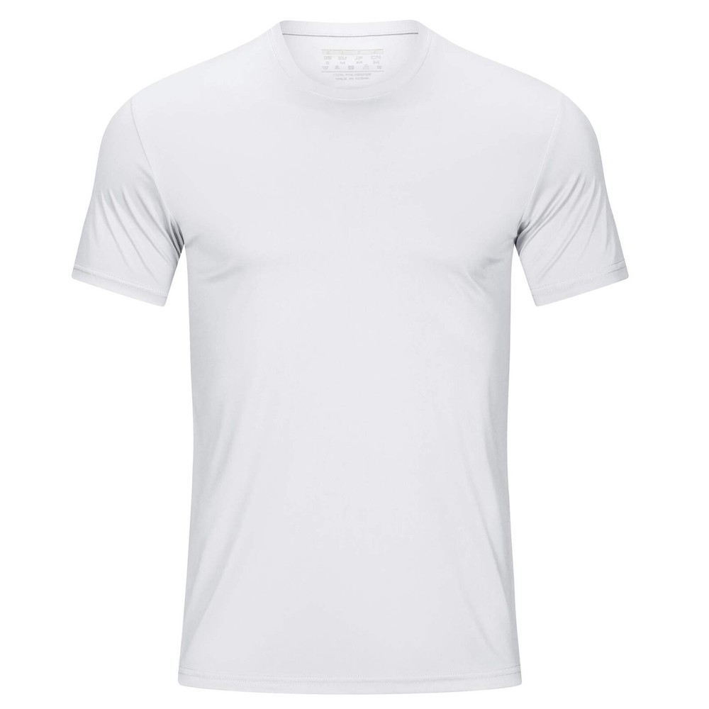 UPF50+ T-Shirts Mens Gym Workout Running Sport Wicking Performance Casual Shirts