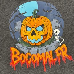 NWOT Bocomal FR Flame Resistant T Shirt Mens L Long Sleeve CAT 2 Halloween Print