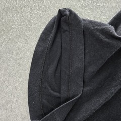 VINTAGE Rothco Men Shirt L Black 80s Made In USA Army Single Stitch