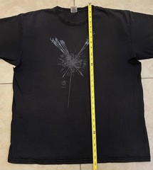 Vtg CERN Nuclear Research Thrashed Faded Shirt XL Science Space Grunge 90s Y2K