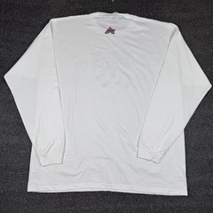 Vintage Avirex T-Shirt Mens 2XL White Long Sleeve Skate 9/11 Ground Zero Y2K NWT