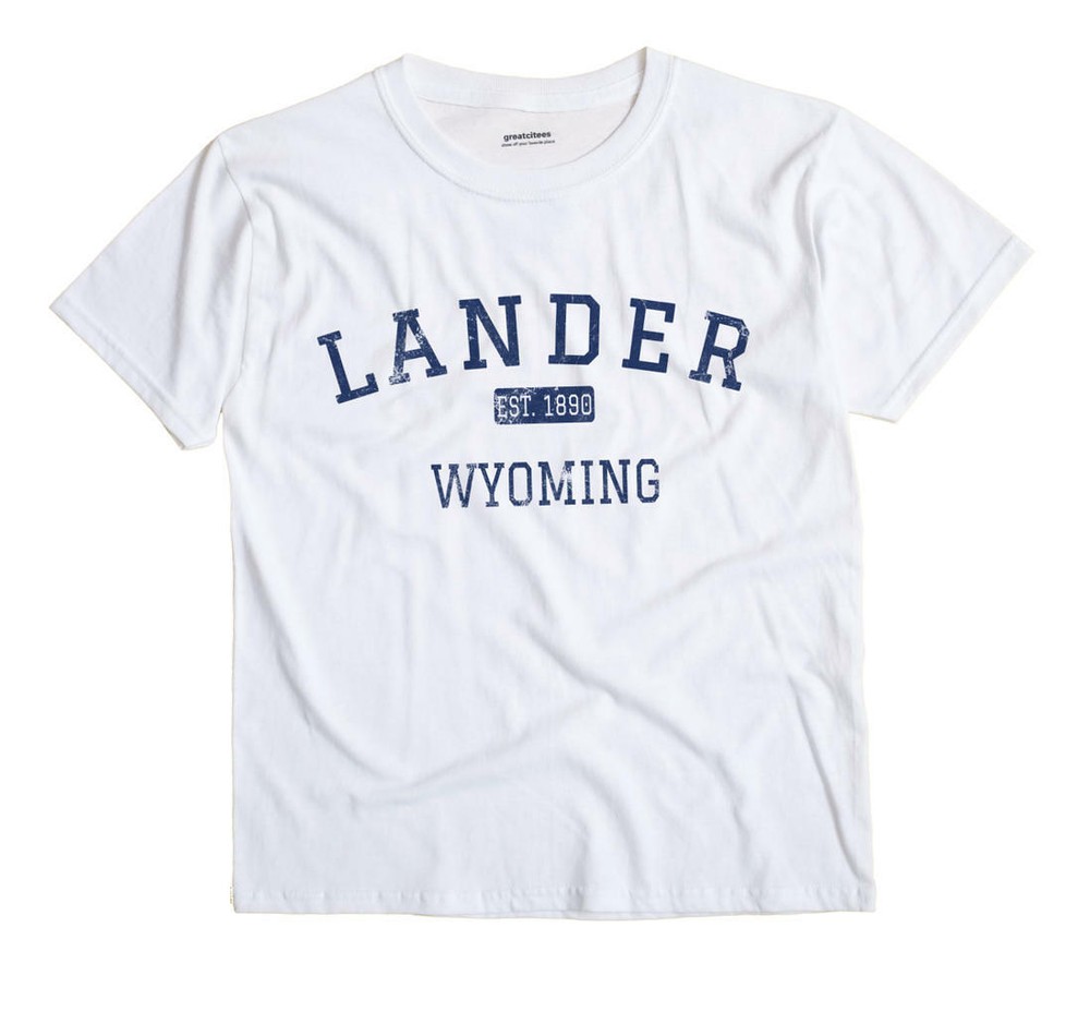 Lander Wyoming WY T-Shirt EST