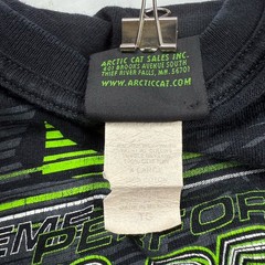 Vtg Arctic Cat Extreme Performance Racing Mens Long Sleeve Shirt XL Black Sport