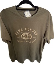 5.11 Tactical Size XL Purpose Crest LOGO V2 Ranger Green NWT Short Sleeve Tee Sh