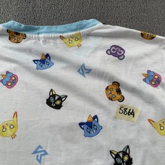 Krew Shirt Adult Large Short Sleeve All Over Print Casual Men’s
