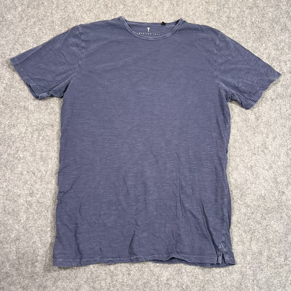 American Tall Future Dusk Blue Regular Fit Slub Short Sleeve Tee Men’s Size L/T