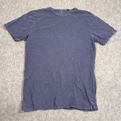 American Tall Future Dusk Blue Regular Fit Slub Short Sleeve Tee Men’s Size L/T
