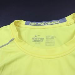 Nike Pro Combat Sleeveless Shirt Men’s Yellow Used XXL