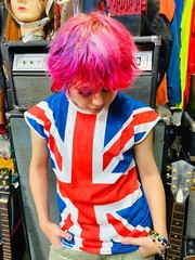 Vintage Rock Shirt UNION JACK 1980’s Muscle T UK British Flag