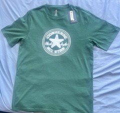 NWT Converse Men SS Crew T-Shirt Tee “ALL STAR CHUCK TAYLOR PATCH EDITION”