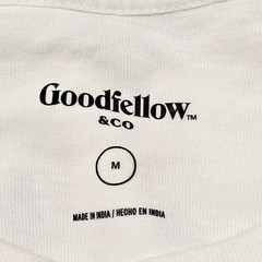 NWT Goodfellow & Co Men’s Size M White Relaxed Fit T-shirt Chest Pocket