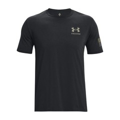 Under Armour 1377056 Men’s UA Freedom Flag Gradient T-Shirt, Black, Small