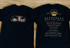 Michael Jackson Dangerous World Tour 1992-93 Vintage Graphic T-Shirt