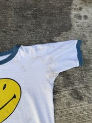 50’s/60’s Vintage Smiley Ringer Tee Size S