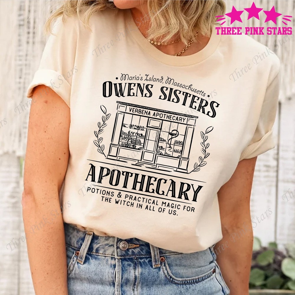 Practical Magic Shirt Apothecary Witch Movie Vintage Halloween Tee