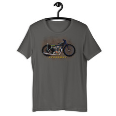 MotorManiac Designed Motorcycle Speedway Unisex Soft style Tshirt Made to Order