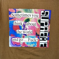 Supreme Mens Static Short Sleeve Tee Size M Made In USA