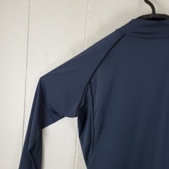 Tesla Shirt Mens Large Gray High Neck Logo Long Sleeve Stretch Pullover