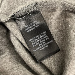KENNETH COLE Men’s Organic Cotton Blend Crewneck T-Shirt XL GRAY Stretch NEW