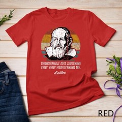 Thunderbolt lightning Galileo philosopher physics astronomy Unisex T-shirt