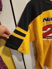 90’s Nappy Brand T-shirt Yellow Black W Red 28 Logo Size XXL Limited Edition