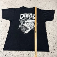 Metalocalypse Dethklok 2012 Tour Shirt Black Large (21.5×28)