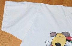 VTG Dog T Shirt No Bones About It Dogs Make the Best Friends Dog Bone Cheerful L