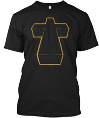 Justice Cross T-Shirt Made in the USA Size S to 5XL