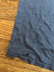 Super Thin Single Stitch Men’s Large, Blue, Porthole