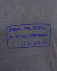 vintage 80s soft stretchy NO PROBLEM T-Shirt BBA Filron Perry Como? SZ L