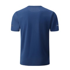 Men’s Solid Color Round Neck Short Sleeve Top 2/4/6 Piece Printed Cuffs Sports