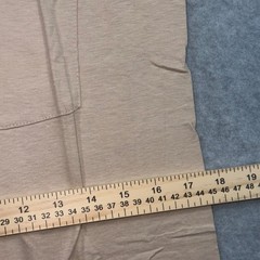 BVD Men’s Beige Tan Pocket T-Shirt Size M 38-40 100% Cotton Made USA