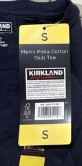 Kirkland Signature Men’s Pima Cotton Slub Tee NWT Size S