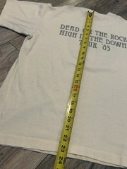 Grateful Dead Dead on the Rocks High in the Downs Colorado T-Shirt Mens L 1983