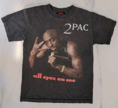 Vintage 2pac T Shirt All Eyez On Me Album Rap Tupac Death Row Small Rare 2005