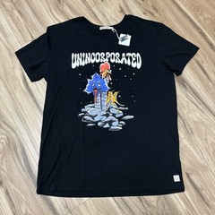 Marine Layer Custom Size XS Unincorporated Golden Chicken Graphic Tee Black -NEW