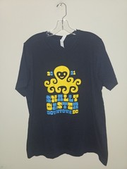 Snallygaster Beer Festival Washington DC Xl Mens Blue Graphic Logo Tshirt