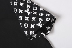 men casual round neck short sleeve men black T-shirt size M/L/XL