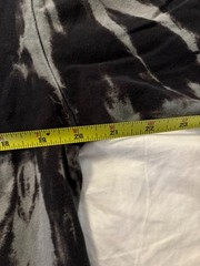 Air Jordan Tie Dye Graphic T Shirt Mens Medium Black Gray Nike Jumpman USA Baggy