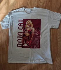 Doja Cat as red devil on white t-shirt size large