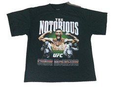 The Notorious Conor McGregor Shirt Sz L UFC Authentic Graphic Tee MMA