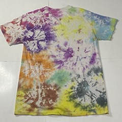 Vintage Tie Dye T Shirt Hand Dyed Adult Small S