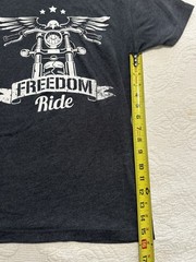 Ultimate Sacrifice Foundation Freedom Ride Motorcycle T Shirt S Black EUC Epic