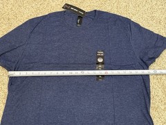 Hanes Mens Essentials ,3 Crewneck Navy Blue Short Sleeves T-shirts Size XL