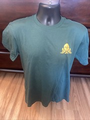 NWT Fasthouse Mens T Shirt “Band Of Misfits” Skull Green Size Small