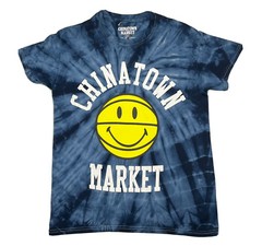 Chinatown Market Tee Shirt Sz S Limited Edition Smiley Face Tie Dye SS Crew RARE
