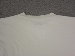 Vintage Galt Sand Shirt Mens Large White Blank Made in USA Single Stitch 90s